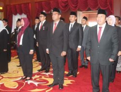 Lantik 25 Pejabat, Rudy Susmanto Tegaskan Komitmen Percepatan Pembangunan dan Penguatan Organisasi